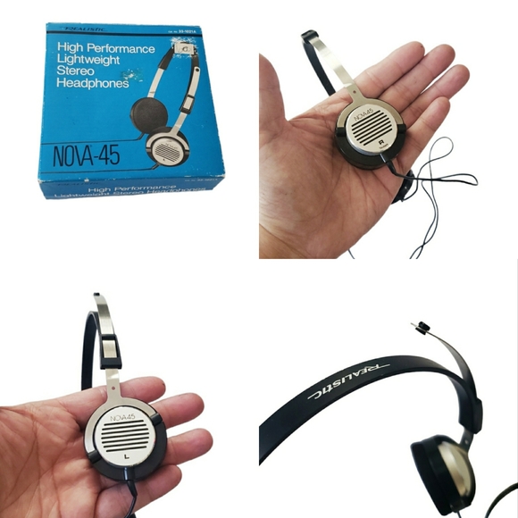 Realistic Headphones Vtg Rare Realistic Nova45 Headphones Stranger